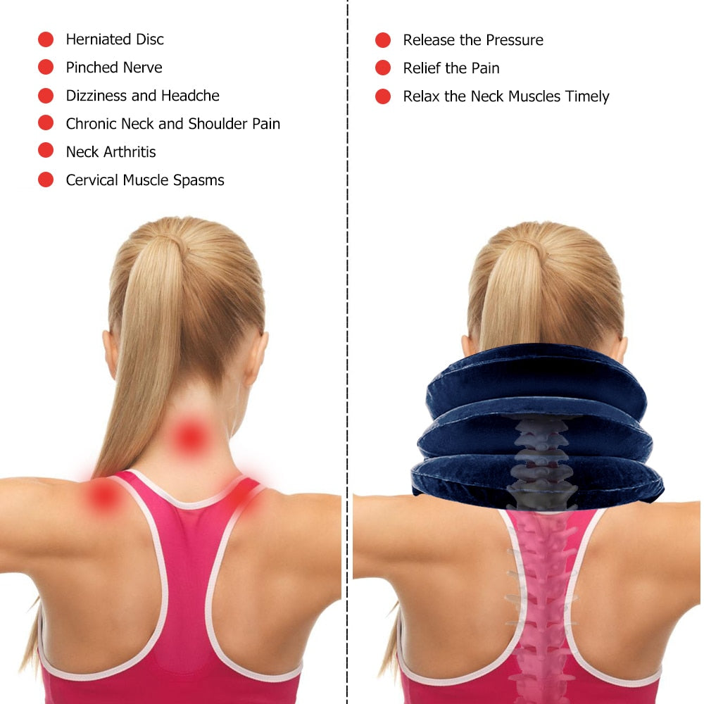 The Hercules Inflatable Cervical Neck Traction Device